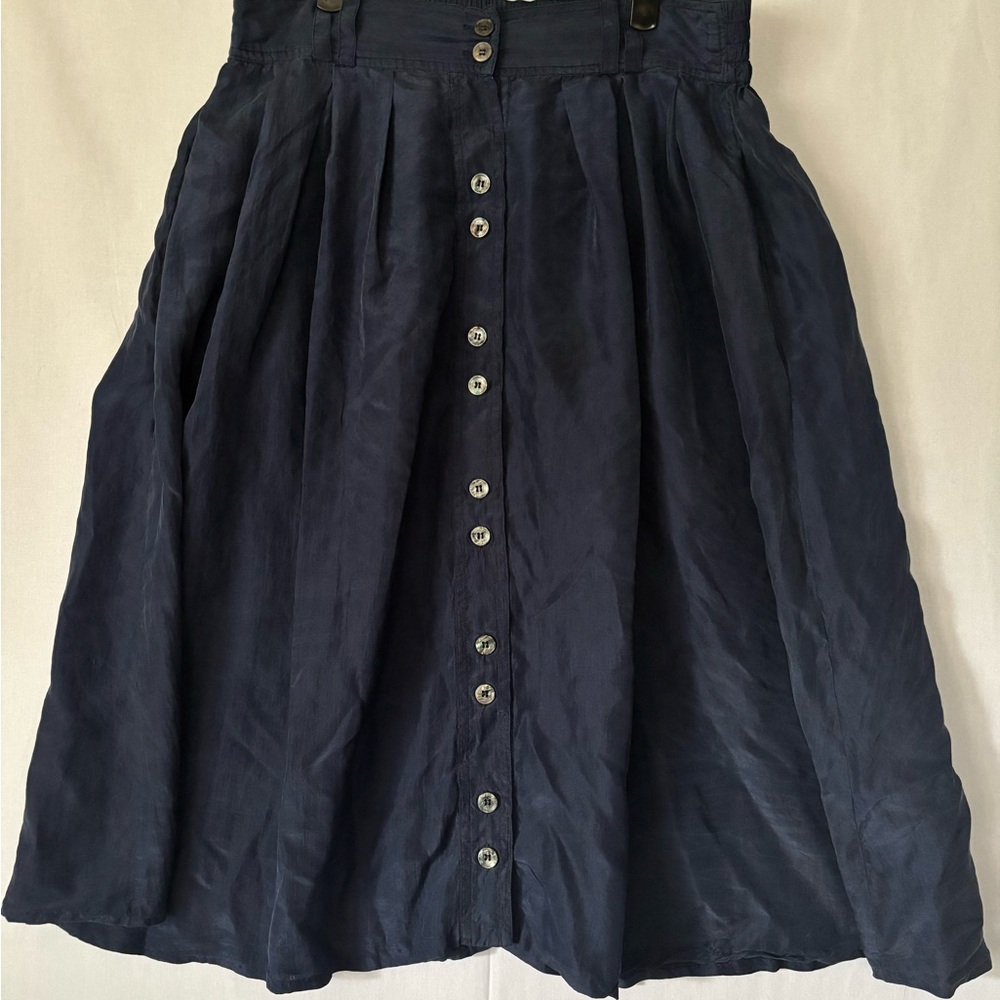 Vintage Forenza Midnight Blue A-Line Skirt